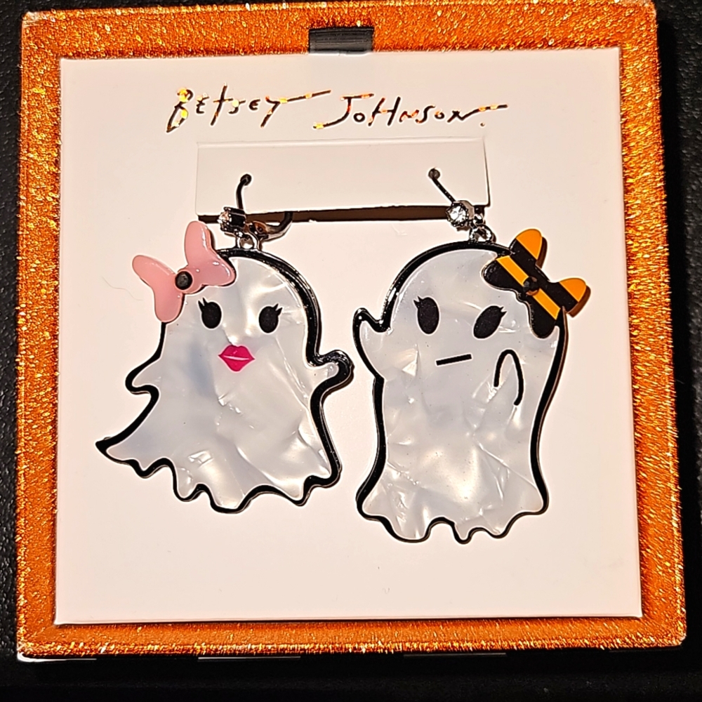 Betsey Johnson ghost earrings